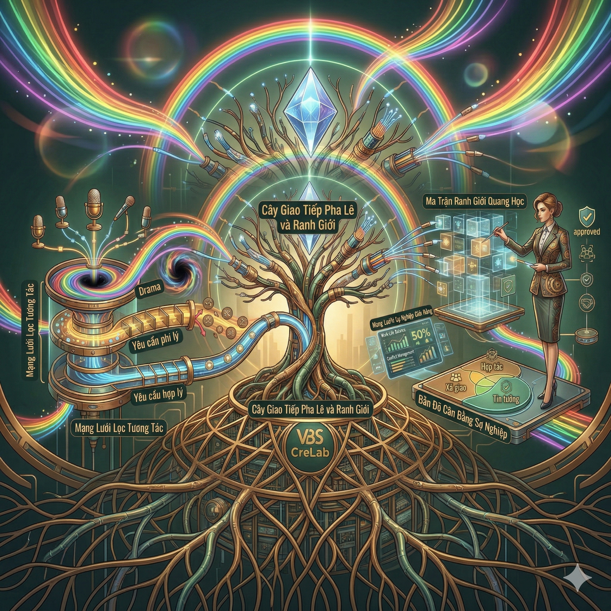 Bản đồ small talk và đặt ranh giới công sở